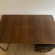 Vintage wood and metal desk