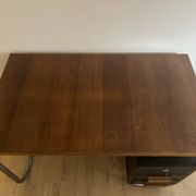 Bureau vintage bois et métal