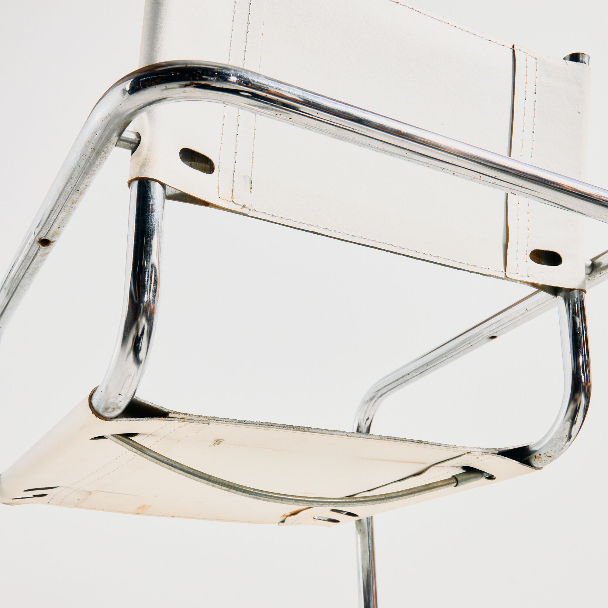 Tabouret de bar tubulaire style Bauhaus