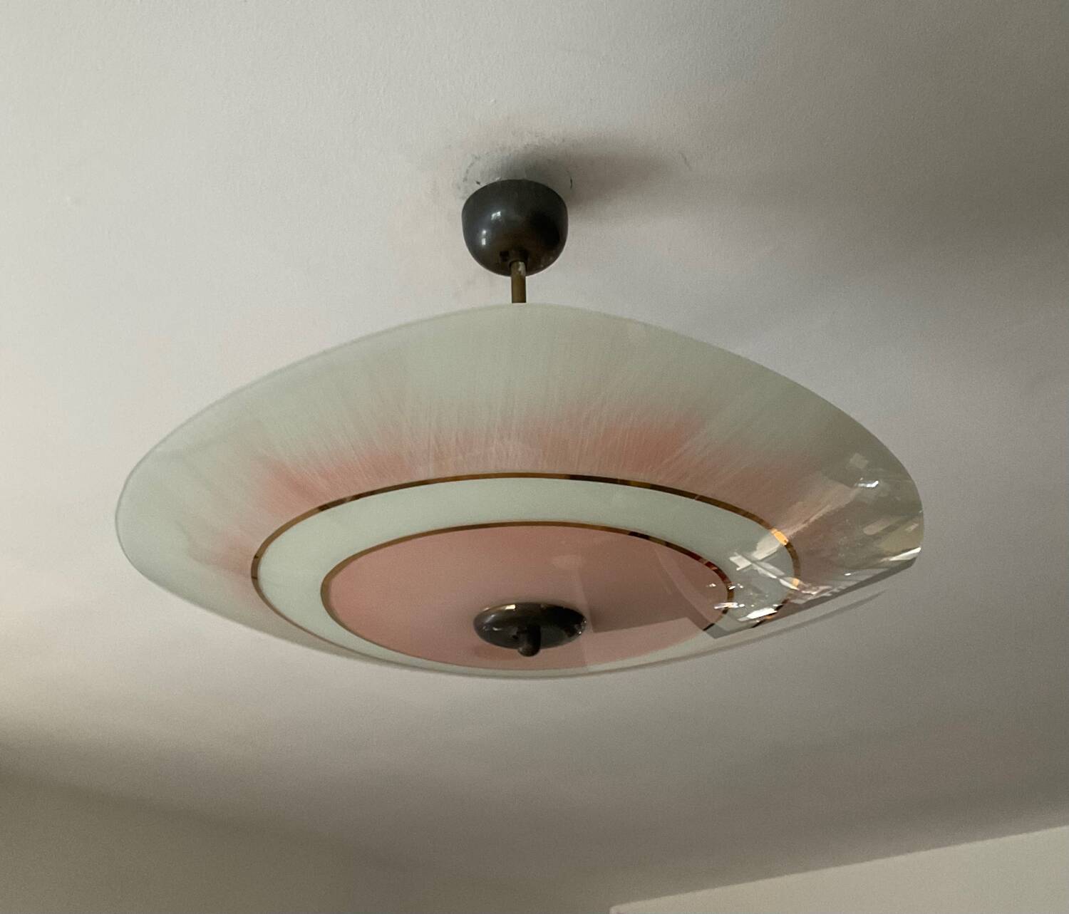 Vintage 60s ceiling light suspension