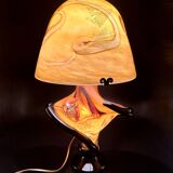 Lamp signed Raymond Branlé