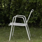 Vintage Italian 1950s metal garden chairs - set of 4