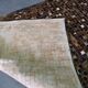 Tapis en cuir de vache vintage en patchwork, années 1970