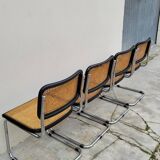 Set of 4 Marcel Breuer cesca black b32 chairs