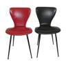 Paire de chaises style scandinave des années 50