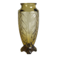 Art Deco Amber Glass Vase