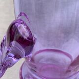 Pichet verre violet vintage