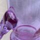 Vintage purple glass pitcher