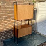 Mid Century Avalon Modular Ladderax Teak Vintage Shelving Unit 1