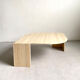 Table basse en travertin Teardrop