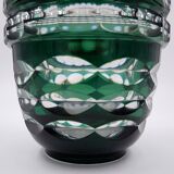 Val Saint Lambert Crystal Art Deco Vase