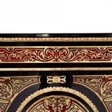 Commode boulle ancienne du milieu du 19ème siècle, France.