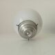 Globe lampshade vintage 50s Opaline and aluminum