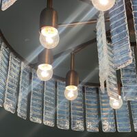 Plafonnier « listelli » murano