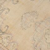 Floral Oushak Vintage Area Carpet