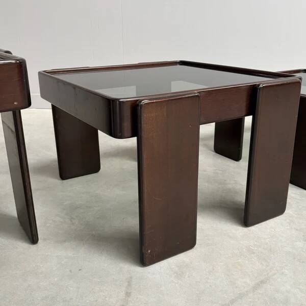 Vintage Cassina nesting tables by Gianfranco Frattini, Italy 1960s