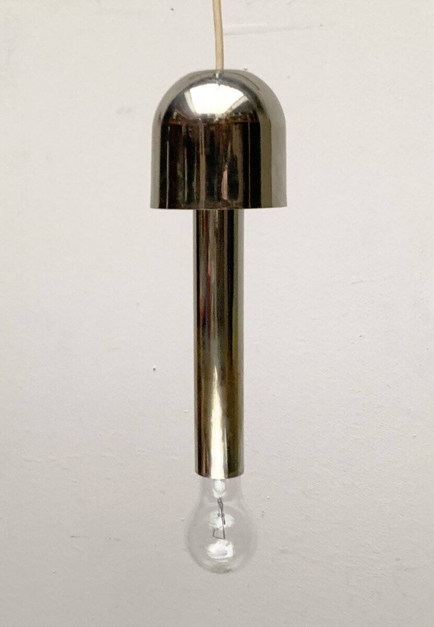 Swiss Minimalist Space Age Pendant Lamp by Temde, 1960s