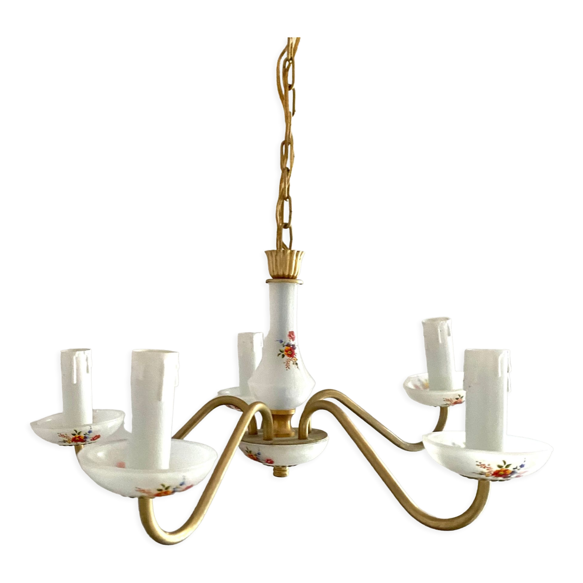 Vintage flower chandelier