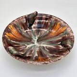 Jaseba tray, majolica, glazed ceramic, germany 1970s