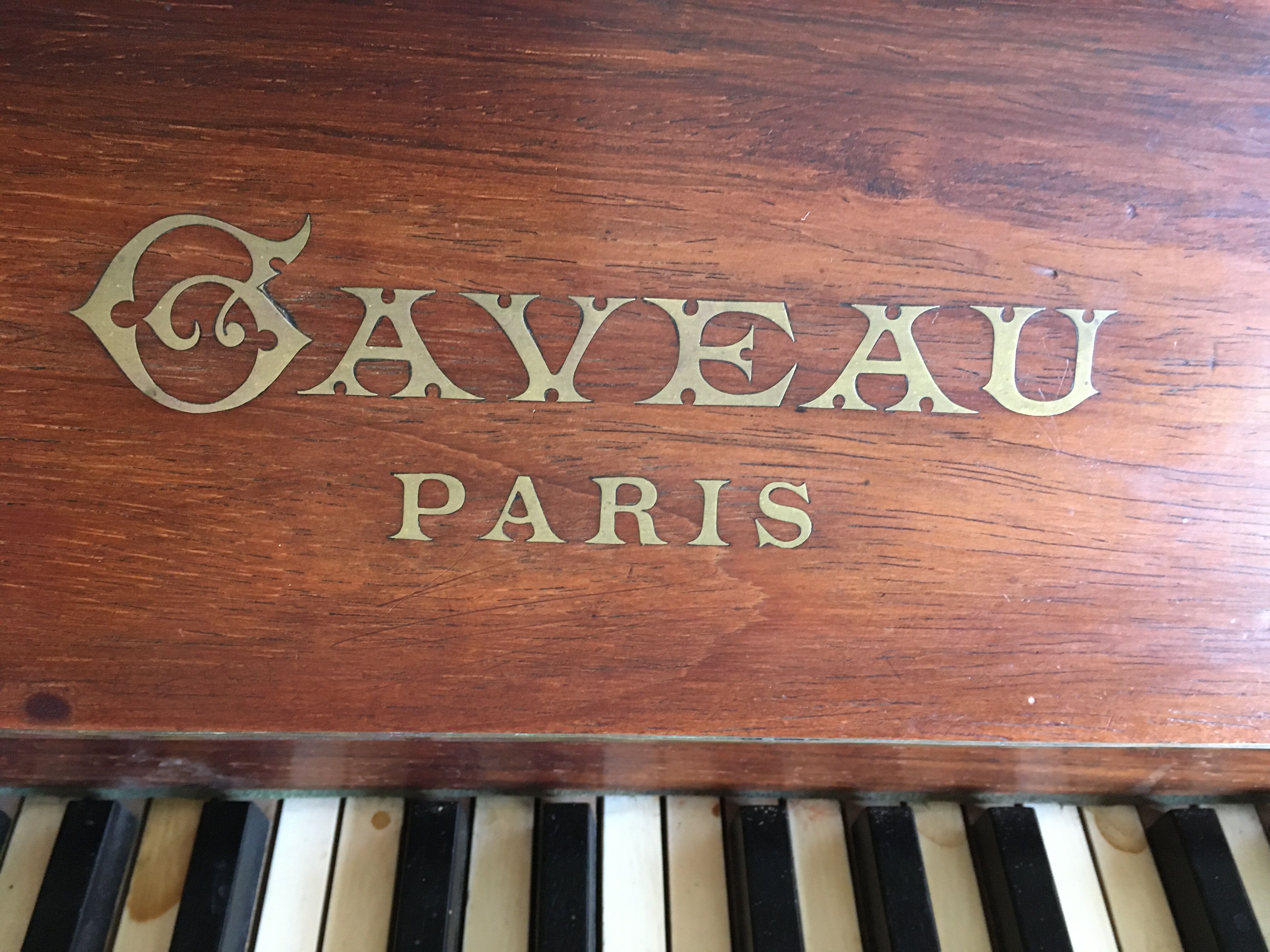Gaveau straight piano