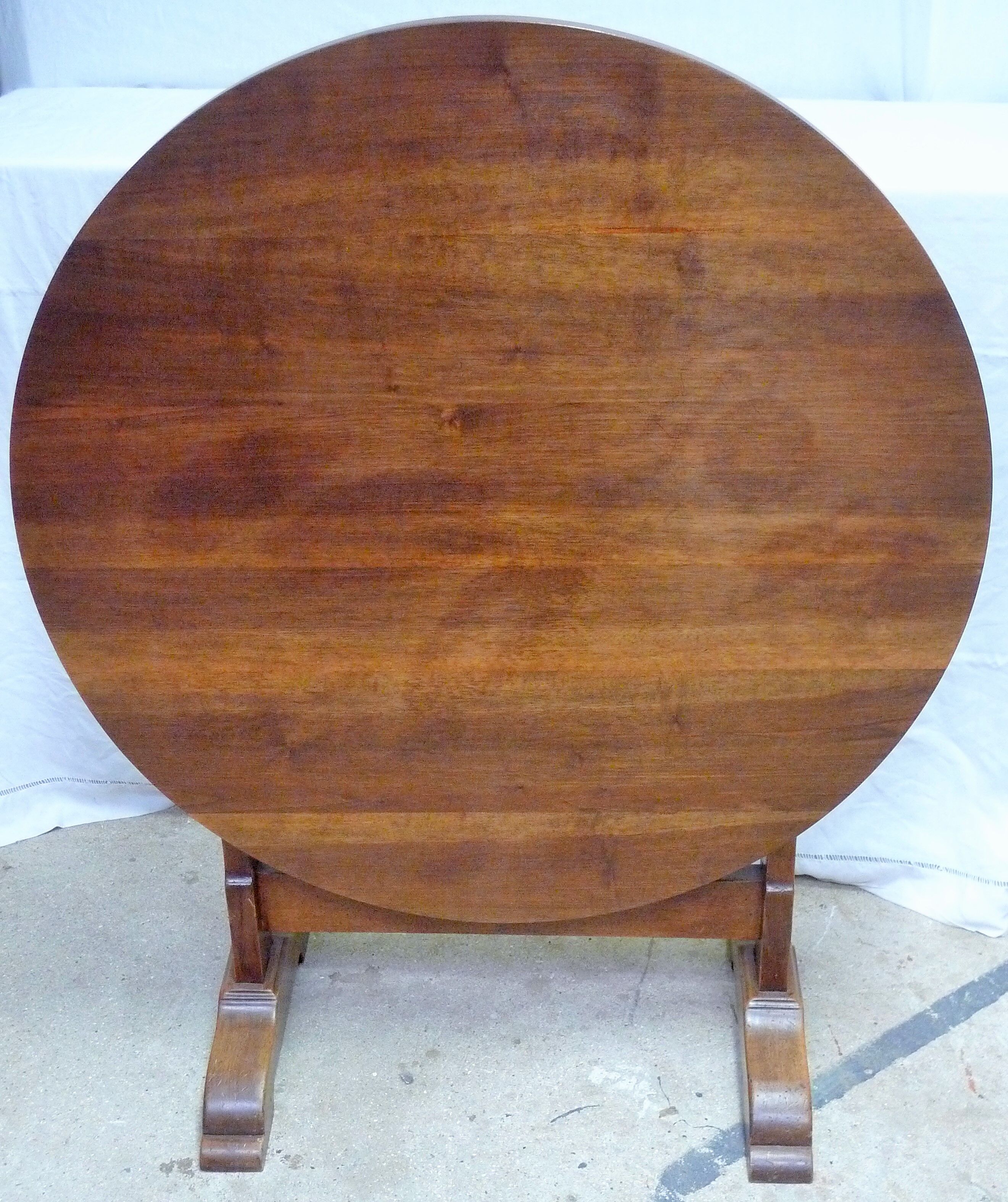 Oak winemaker's table