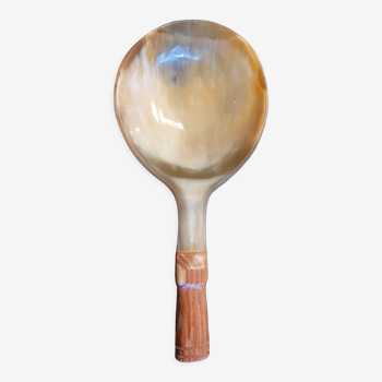 Rice spoon in horn and wood