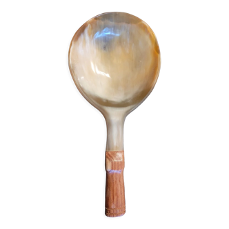 Rice spoon in horn and wood