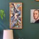Belgian ceramic wall panel — late 1970s