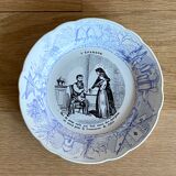 5 talking plates "saving" Sarreguemines