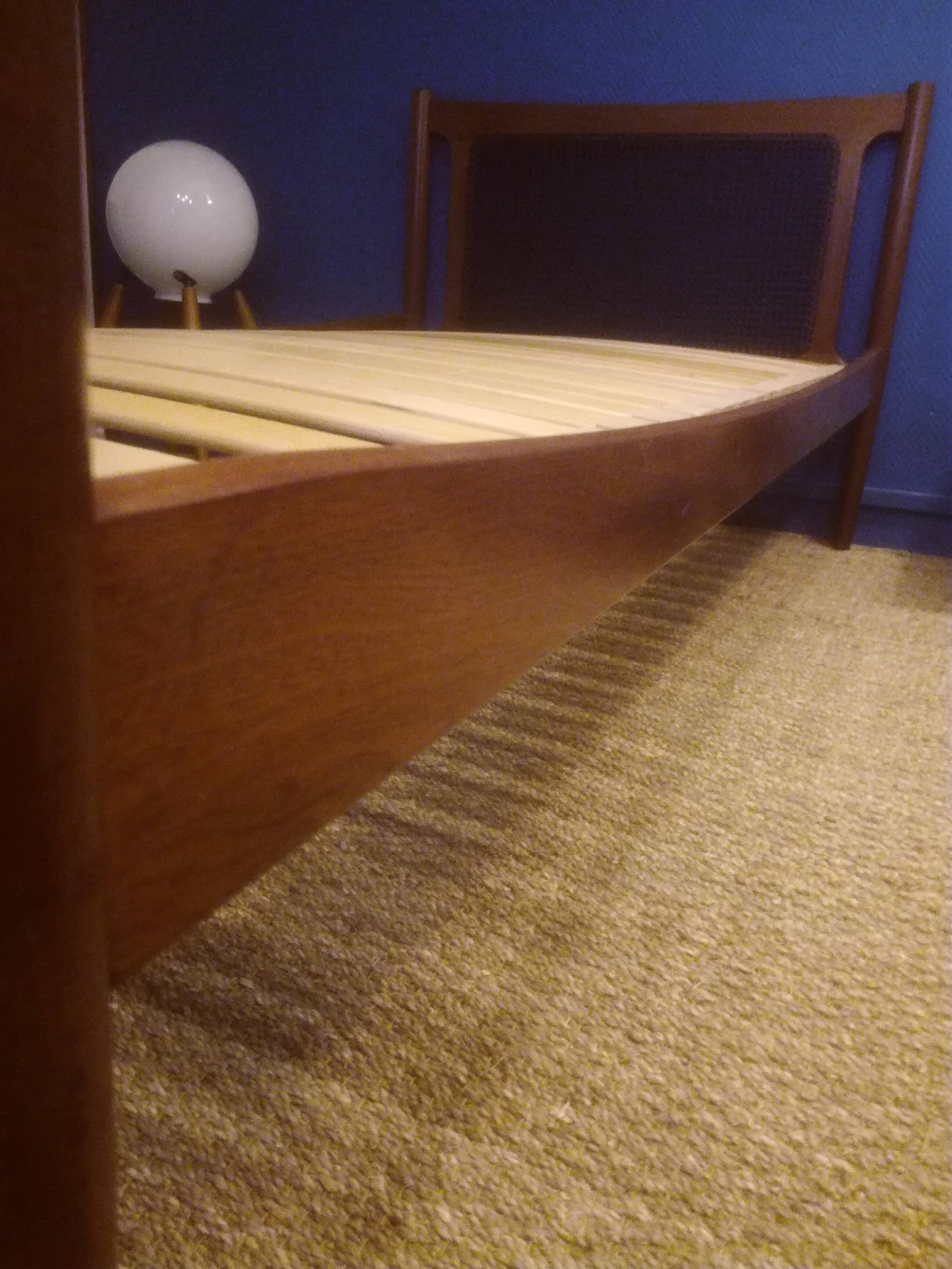 Scandinavian teak design bed