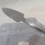 Christofle silver metal ice cream cutter shovel with oxidation ribbons