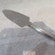 Christofle silver metal ice cream cutter shovel with oxidation ribbons