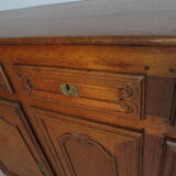 High sideboard in solid oak