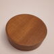 Under glass under wooden bock vintage teak style 1960