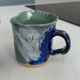 Set of 2 glazed ceramic mugs – Handmade rustic mugs