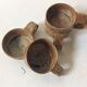 Raw sandstone cups