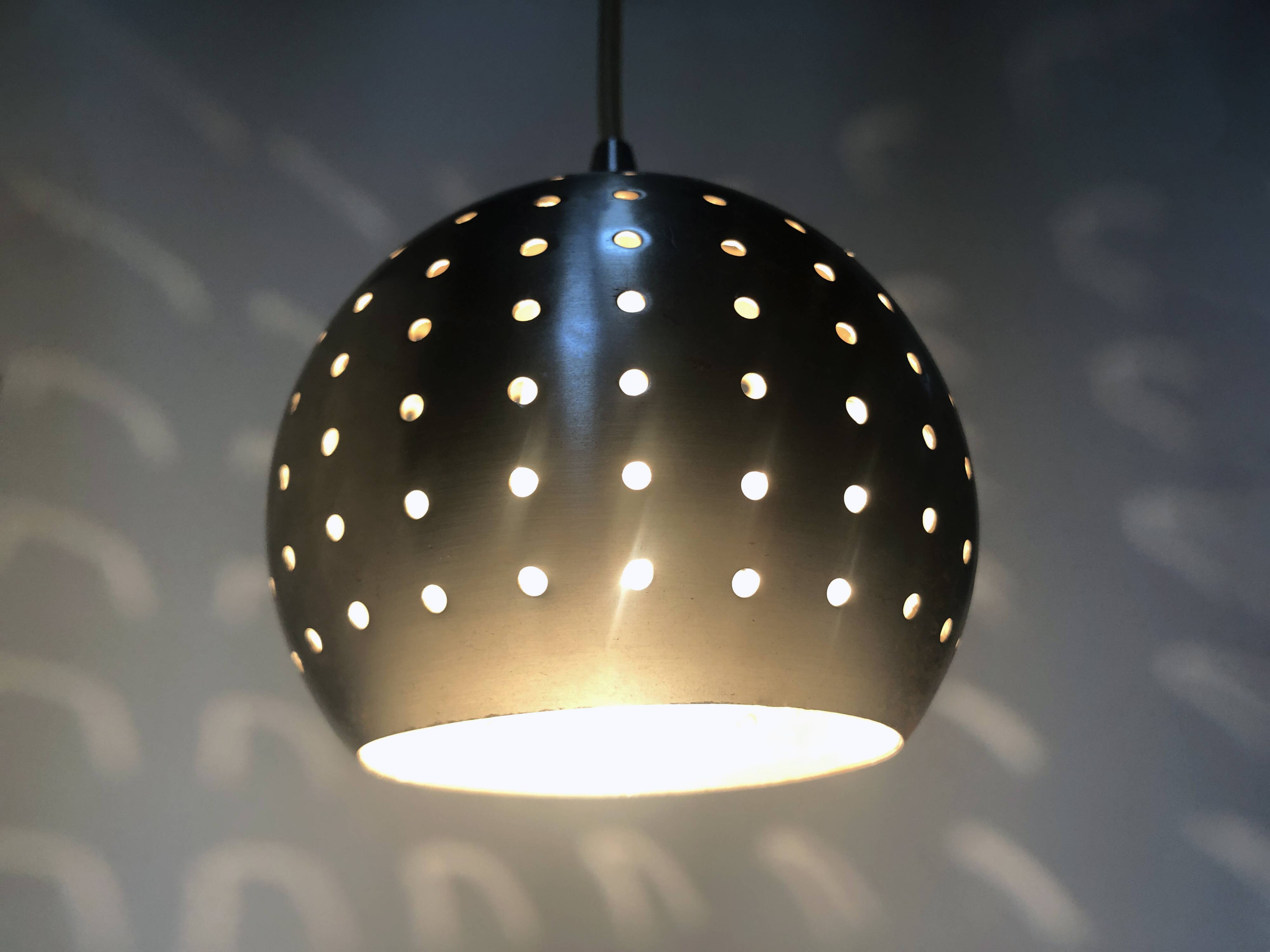 Vintage Suspension • Brushed Steel • Carini • Post Space Age • 1980