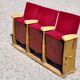 3-seat vintage cinema seat
