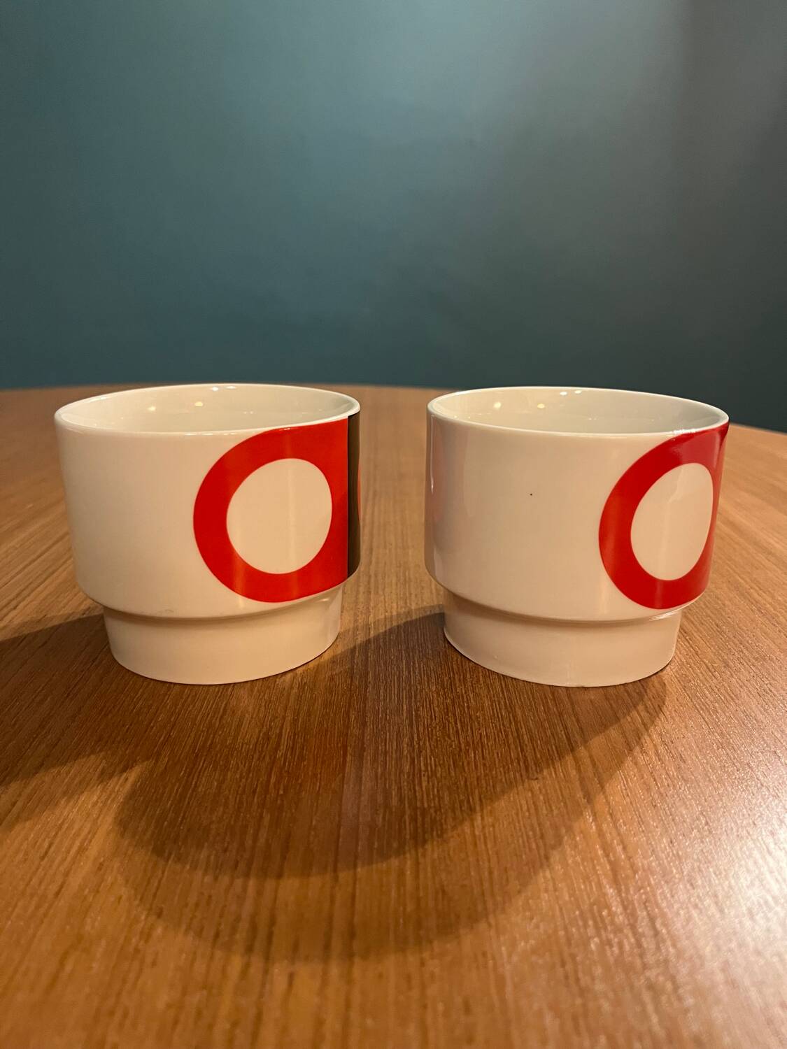 Duo of Italy porcelain cups