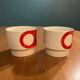 Duo of Italy porcelain cups