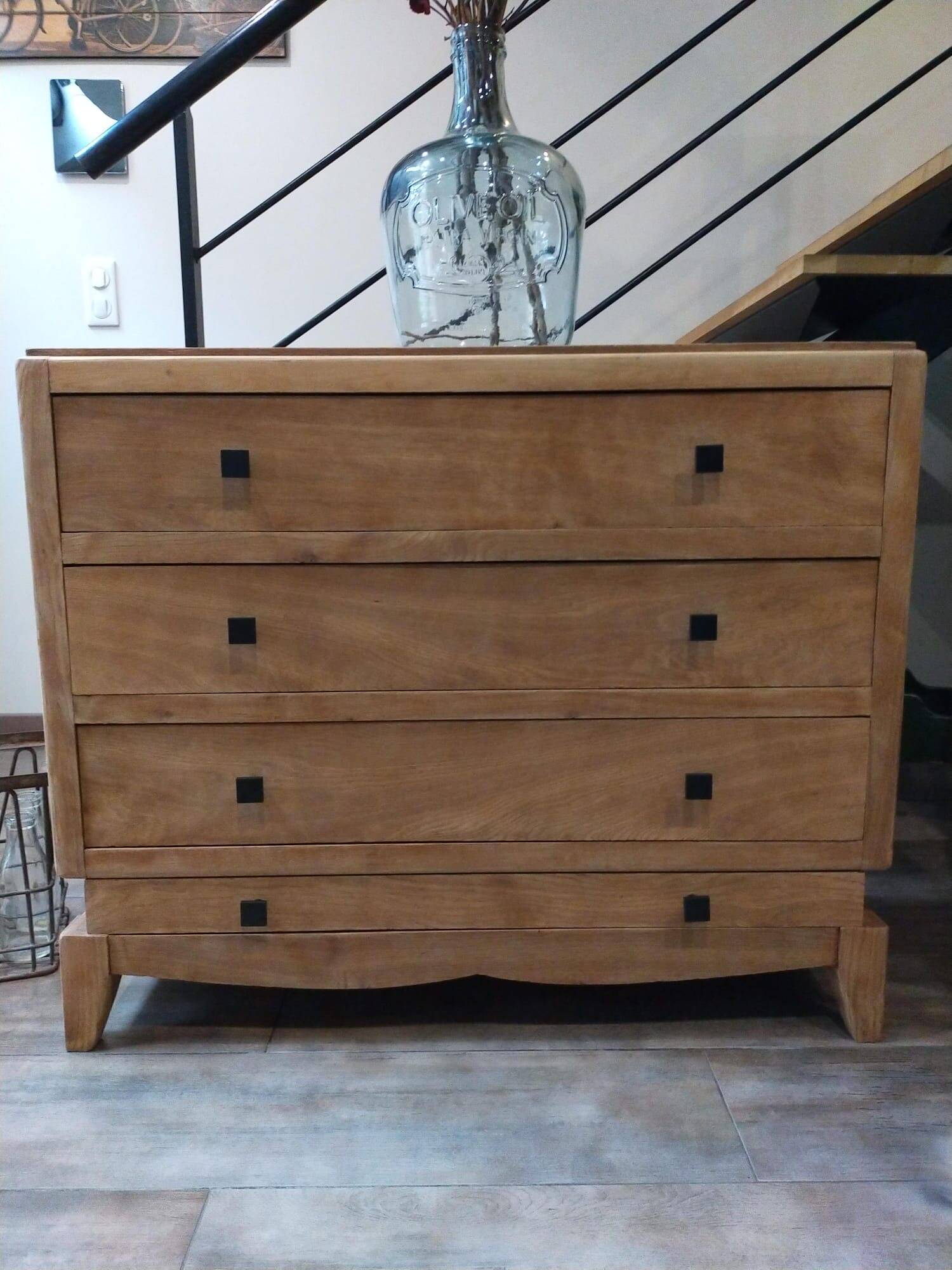 Commode chêne massif rénovée