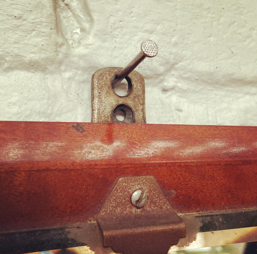 Mirror coat rack