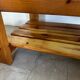 Table basse pin vintage