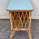 Vintage rattan desk 1960