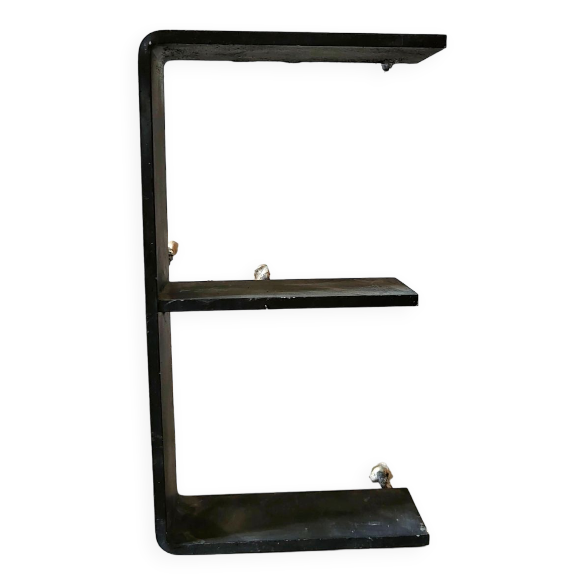 Vintage metal letter E