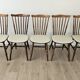 Lot de 5 chaises estampillées Baumann modèle Boston - années 70.