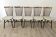 Lot de 5 chaises estampillées Baumann modèle Boston - années 70.