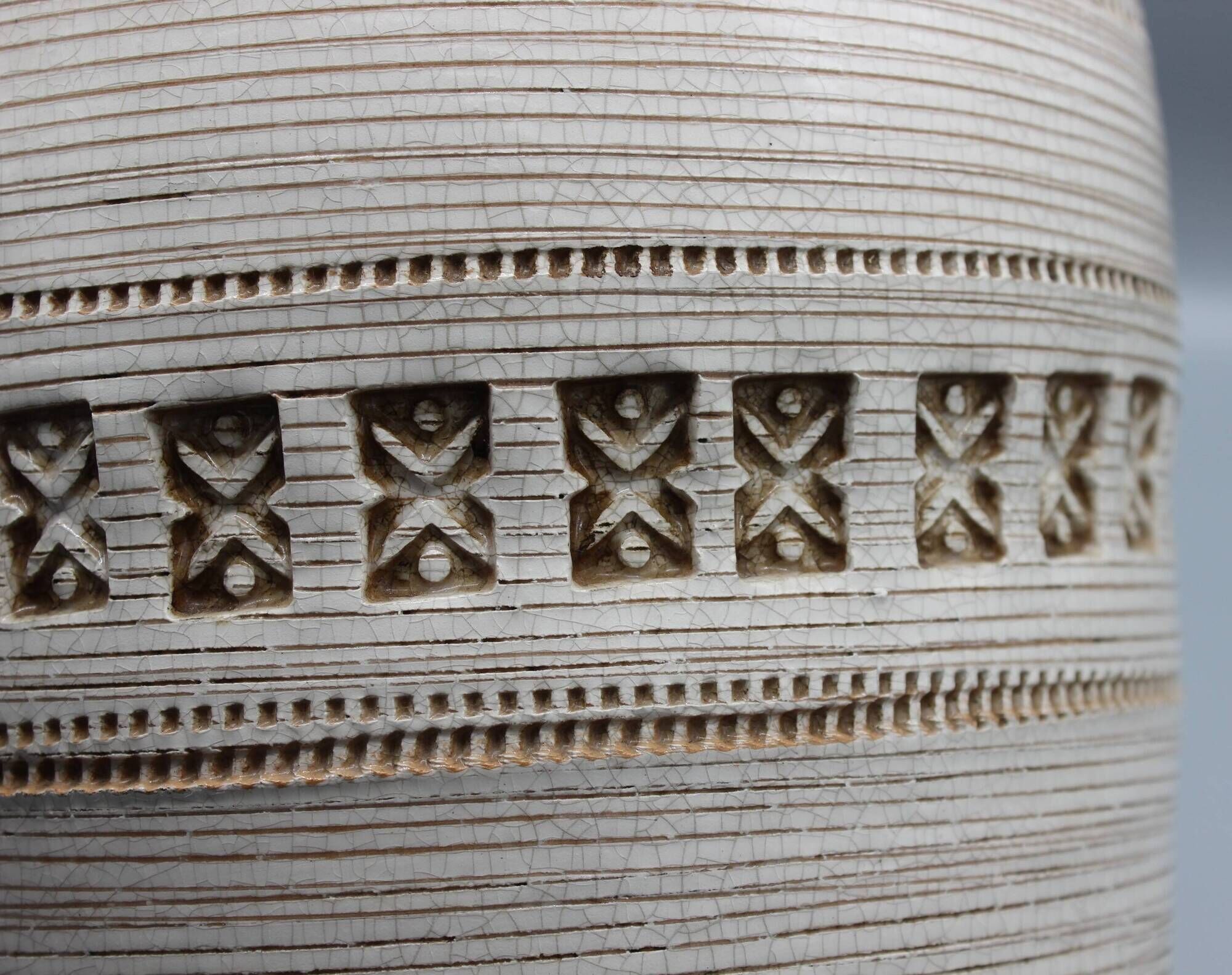 Vintage ceramic vase bitossi - aldo londi dlg jean besnard