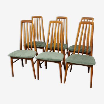 Ensemble vintage de chaises à manger en teck par Niels Koefoed pour Koefoed Hornslet