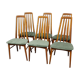 Ensemble vintage de chaises à manger en teck par Niels Koefoed pour Koefoed Hornslet